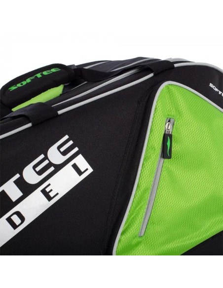 Paletero Softee Padel Square Verde Fluor | Ofertas de pádel